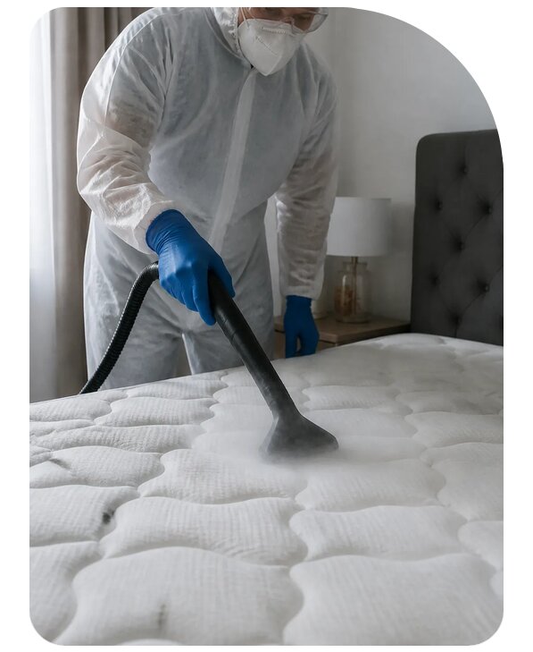 Профессиональная дезинфекция матраса в Кашире по цене от 1562 р. | Сенат-Кшр